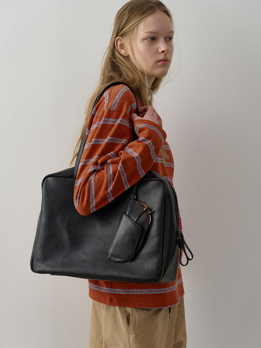 Facade Pattern Robin Shoulder Big Bag black