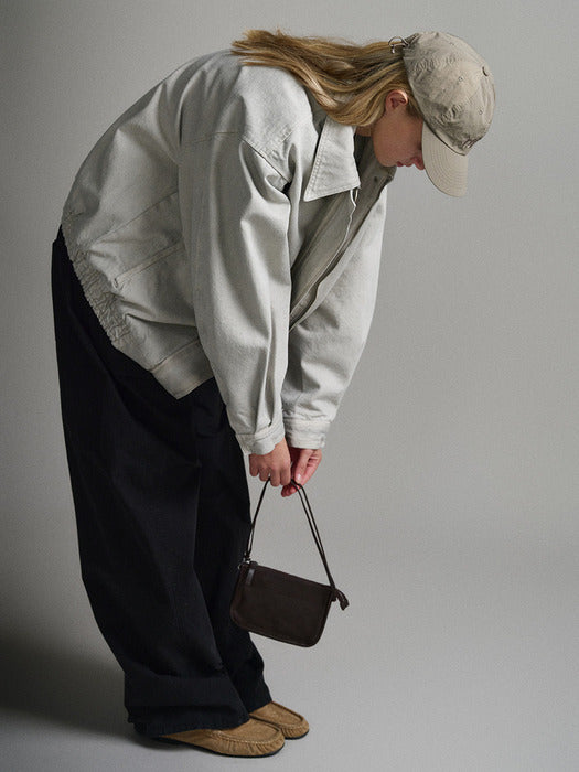 Facade Pattern Gavin Washed Leather Mini Bag chocolate