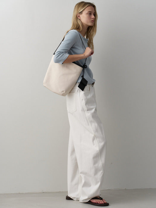 Facade Pattern Riana Bag black ecru