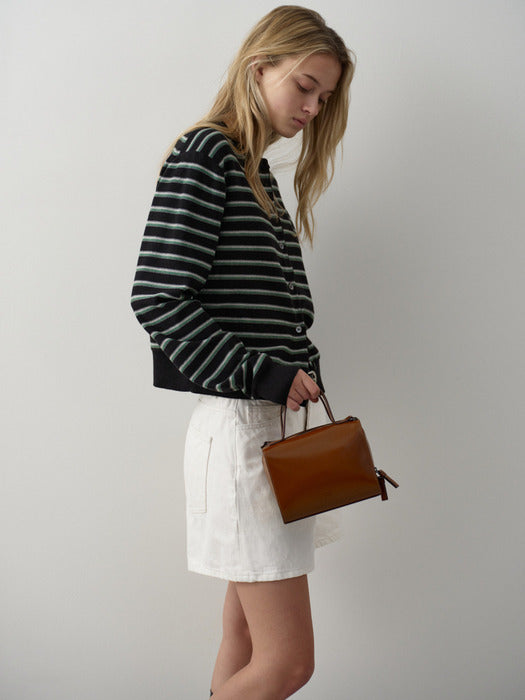 Facade Pattern Cross Pound Bag caramel