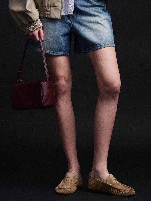 Facade Pattern Breeze Penny Loafer suede sand