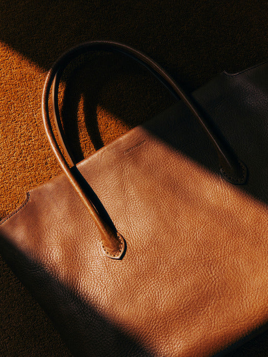 Kindersalmon Basil Leather Bag Beans