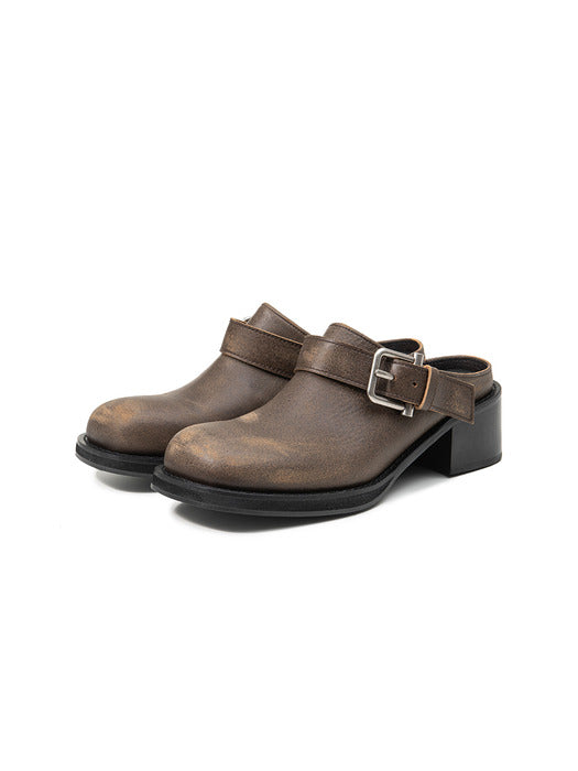 Osoi Brocle Clog [HAZY BROWN]