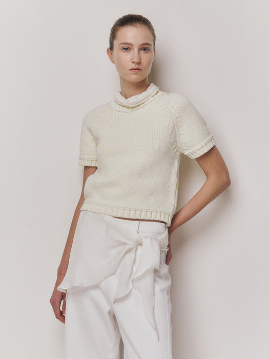 Kindersalmon Aster Top Ecru