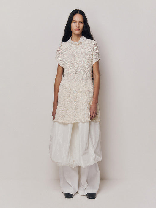 [Kindersalmon] Tia Knit White