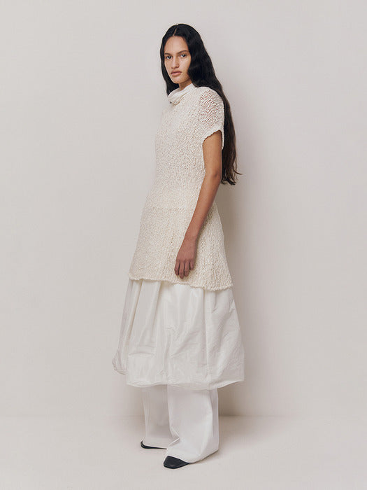 [Kindersalmon] Tia Knit White