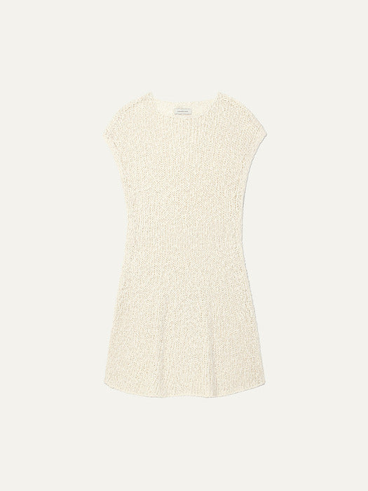 [Kindersalmon] Tia Knit White