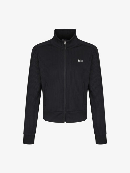 Fila Women's Ribbed Training Stand-Neck Zip-Up