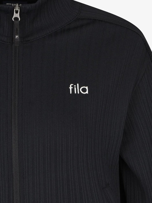Fila Women's Ribbed Training Stand-Neck Zip-Up