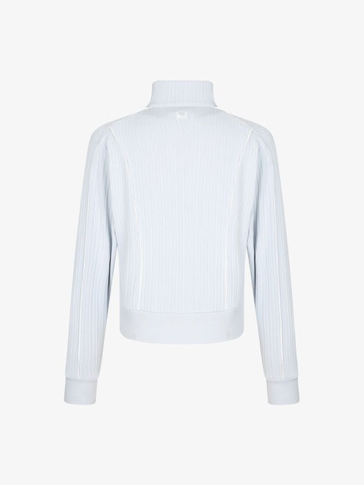 [fila] Women's Ribbed Training Stand-Neck Zip-Up_FS262FT02F001_442