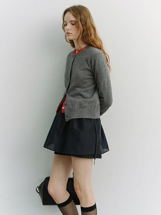 Dunst Layered Volume Skirt Navy