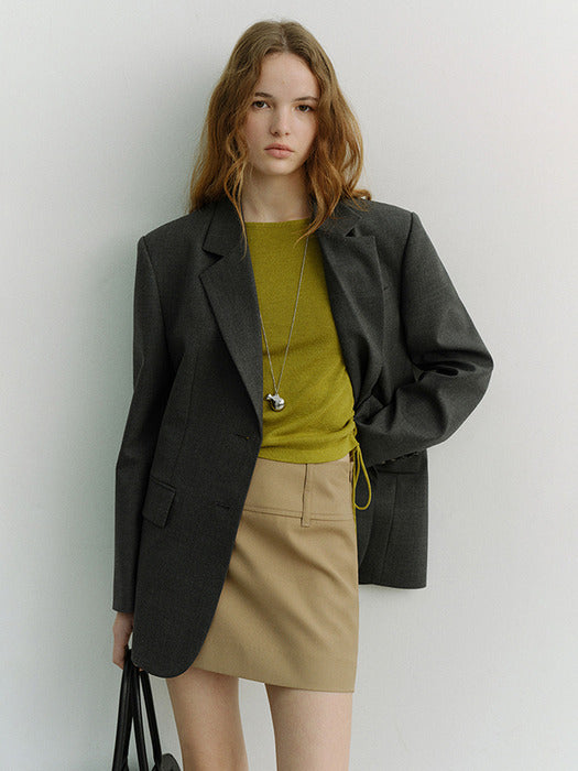 [dunst] MICRO MINI SKIRT BEIGE_UDSK6A205I2