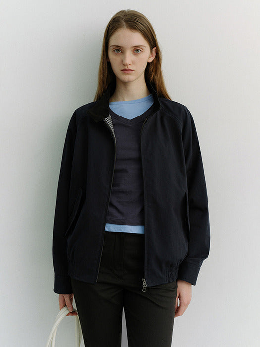 Dunst Essential Petit V-Neck T-Shirt Navy