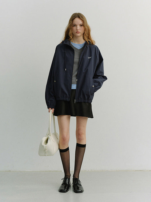 [dunst] ESSENTIAL PETIT V-NECK T-SHIRT CHARCOAL GREY_UDTS6A201CG