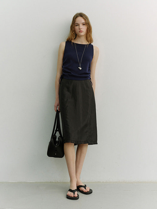 Dunst Layering Knit Top Navy