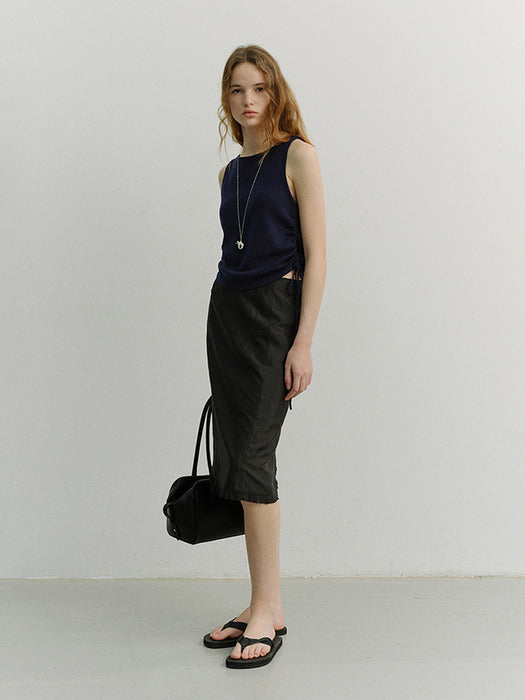 Dunst Layering Knit Top Navy