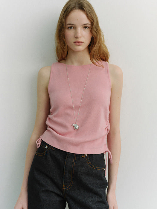 Dunst Layering Knit Top Pink