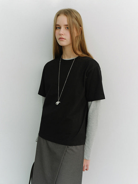 Dunst Unisex Loose T-Shirt Black