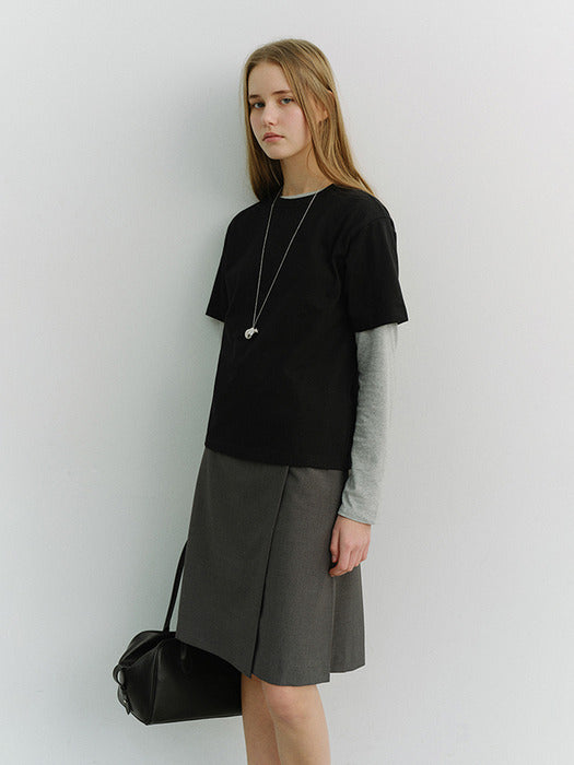 Dunst Unisex Loose T-Shirt Black