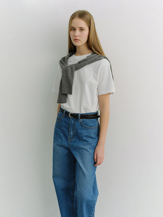 Dunst Unisex Loose T-Shirt White