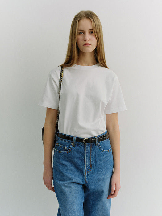 Dunst Unisex Loose T-Shirt White