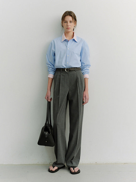 Dunst Unisex Soft Poplin Shirt Soft Blue