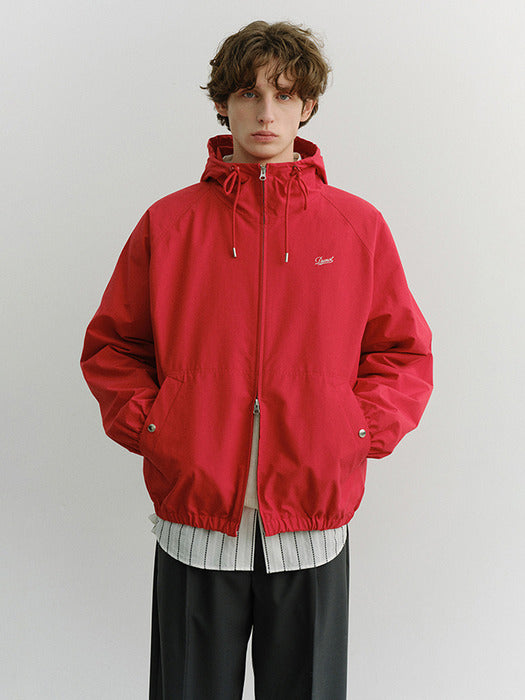 Dunst Unisex Logo Windbreaker Red
