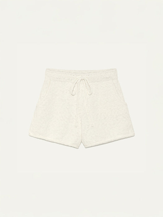Kindersalmon Boucle Short White