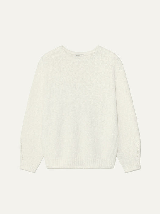 Kindersalmon Boucle Top White