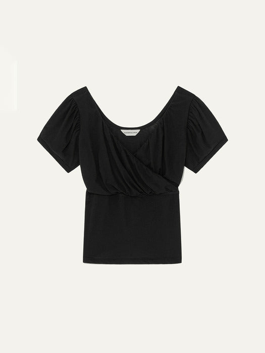 Kindersalmon Emily Jersey Top Black