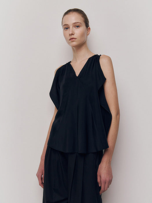 Kindersalmon Arden Silk Blouse Black