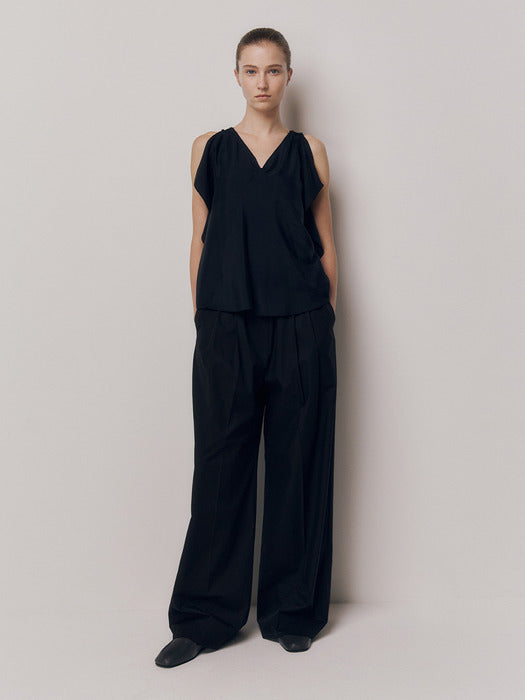 Kindersalmon Arden Silk Blouse Black