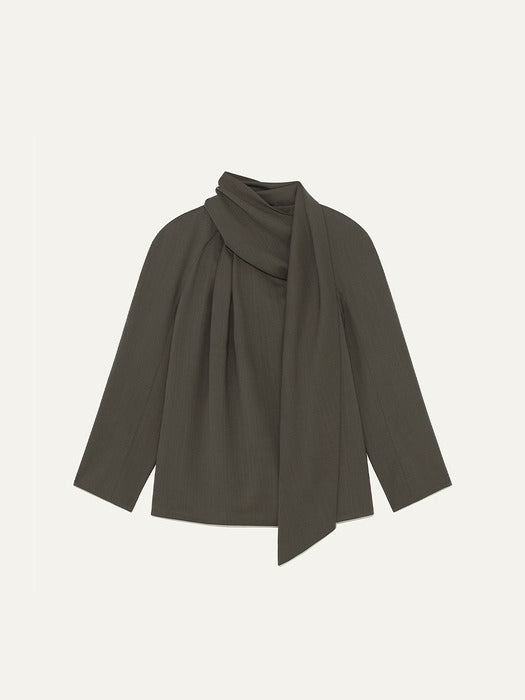 Kindersalmon Etta Blouse Sepia