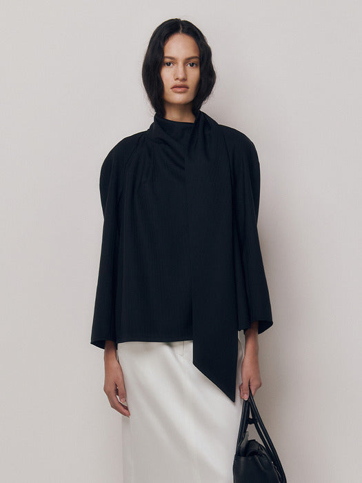 Kindersalmon Etta Blouse Black