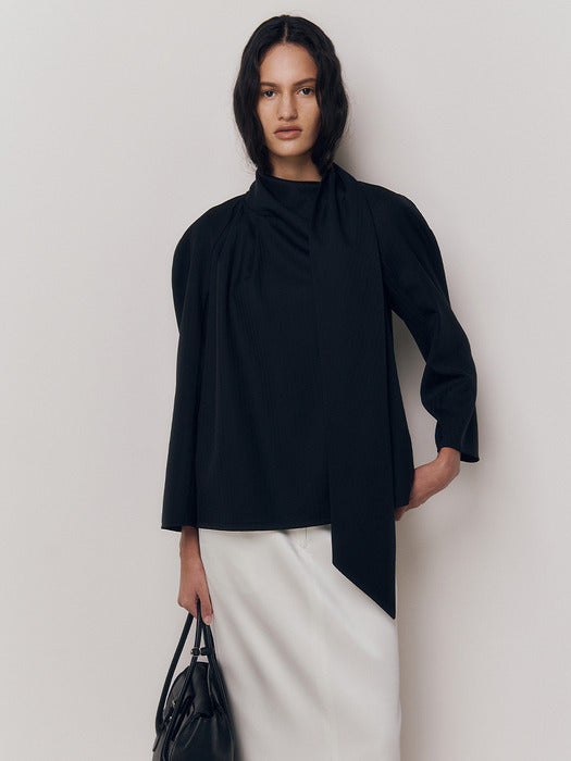 Kindersalmon Etta Blouse Black