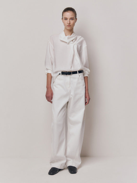 Kindersalmon Anais Blouse White