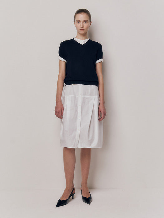 Kindersalmon Ben Cotton Dress White