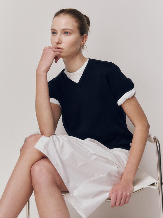 Kindersalmon Ben Cotton Dress White
