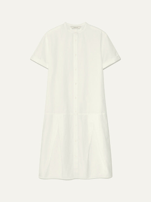 Kindersalmon Ben Cotton Dress White