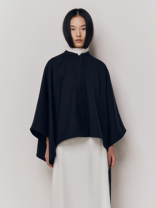 Kindersalmon Hay Cape Dark Navy