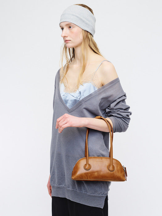 Margesherwood Bessette Shoulder saddle brown pull-up