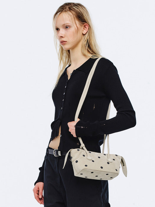[Margesherwood] Boat Shopper SMALL_blond wood printed suede