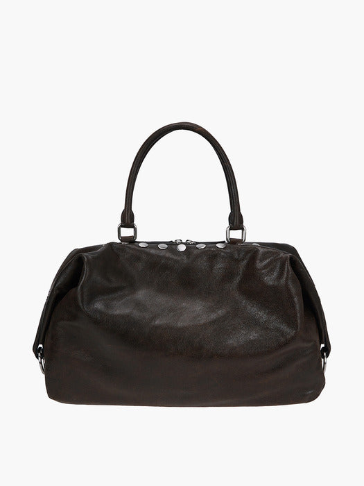 Margesherwood Dumpling Stud brown+black two-tone cracked