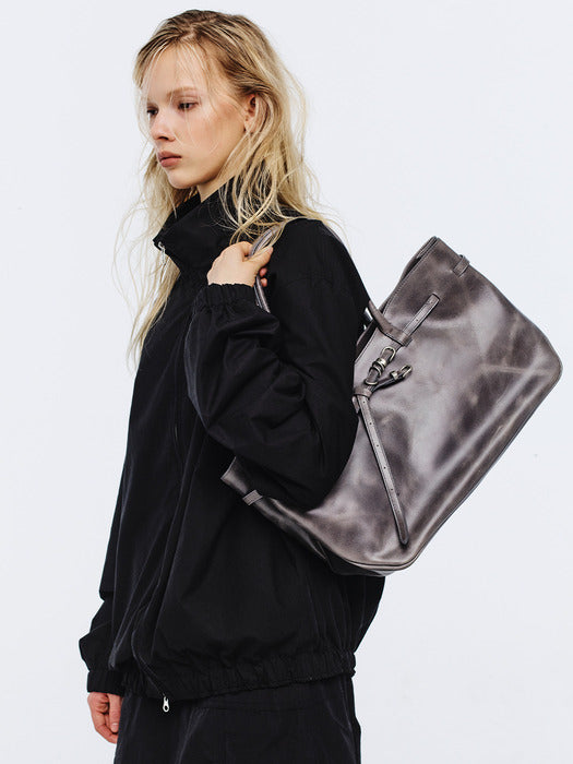Margesherwood Grandma Used Bag Large mauve pull-up
