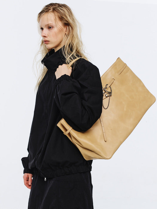 Margesherwood Grandma Used Bag XL french beige pull-up