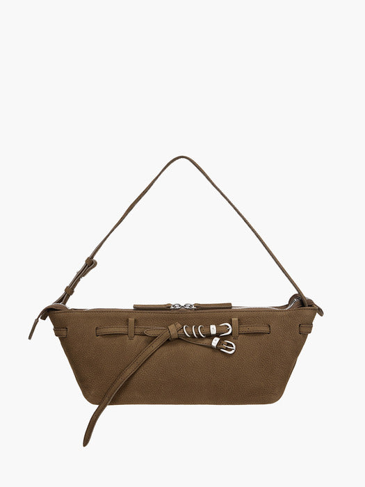 Margesherwood Grandma Used Sling Bag chestnut nubuck