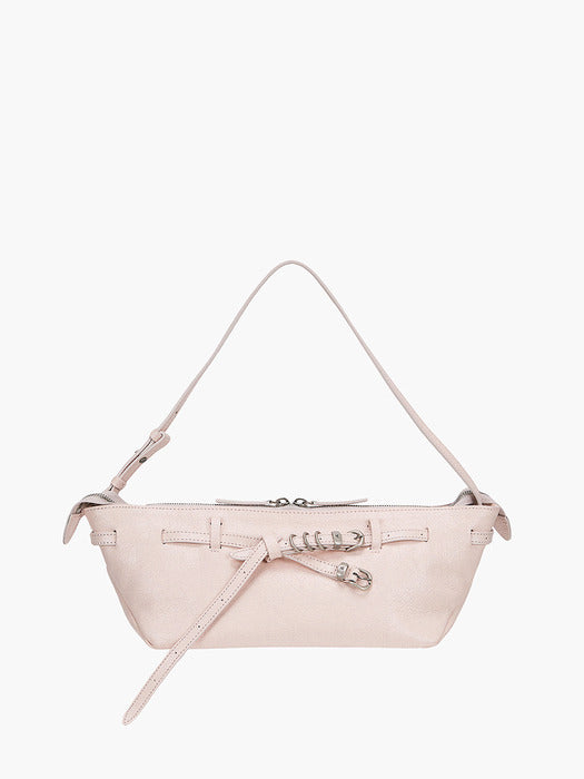 [Margesherwood] Grandma Used Sling BAG_pale pink cracked