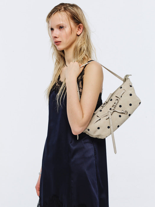 Margesherwood Grandma Used Sling Bag blond wood printed suede