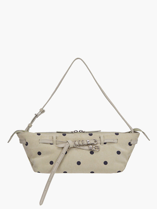 Margesherwood Grandma Used Sling Bag blond wood printed suede