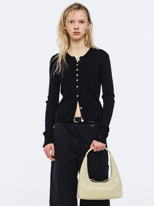 Margesherwood Hobo Shoulder custard semi veg